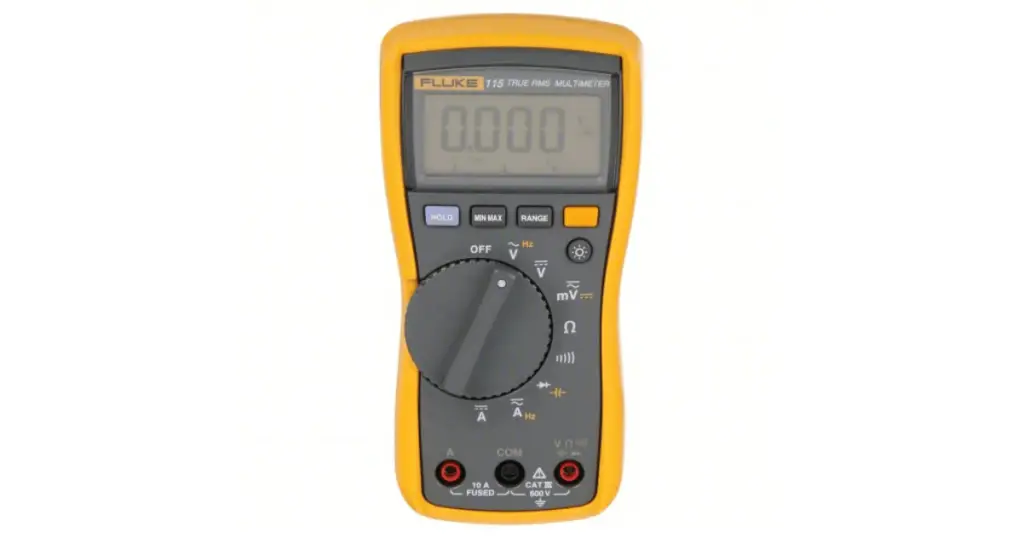 Example of a fluke multimeter that can be used to test electrical connections at the fuel pump