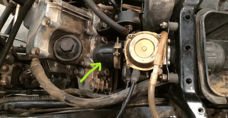 Fuel line routing guide for the fuel system of the Polaris Ranger 500