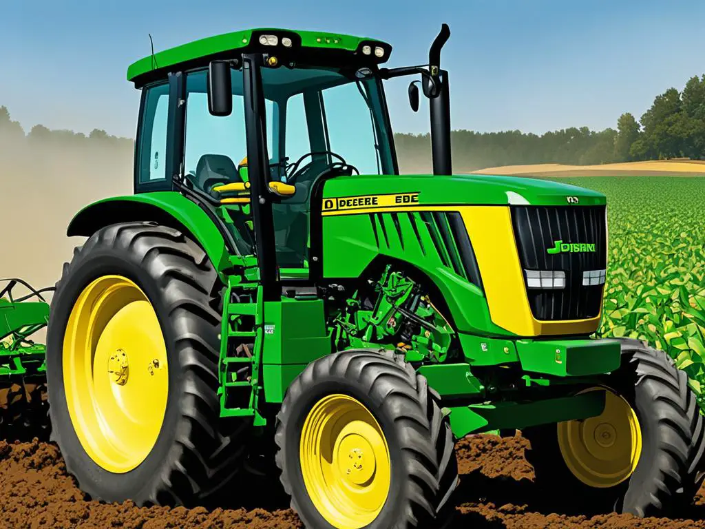 High-performance utility tractor John Deere 5100E