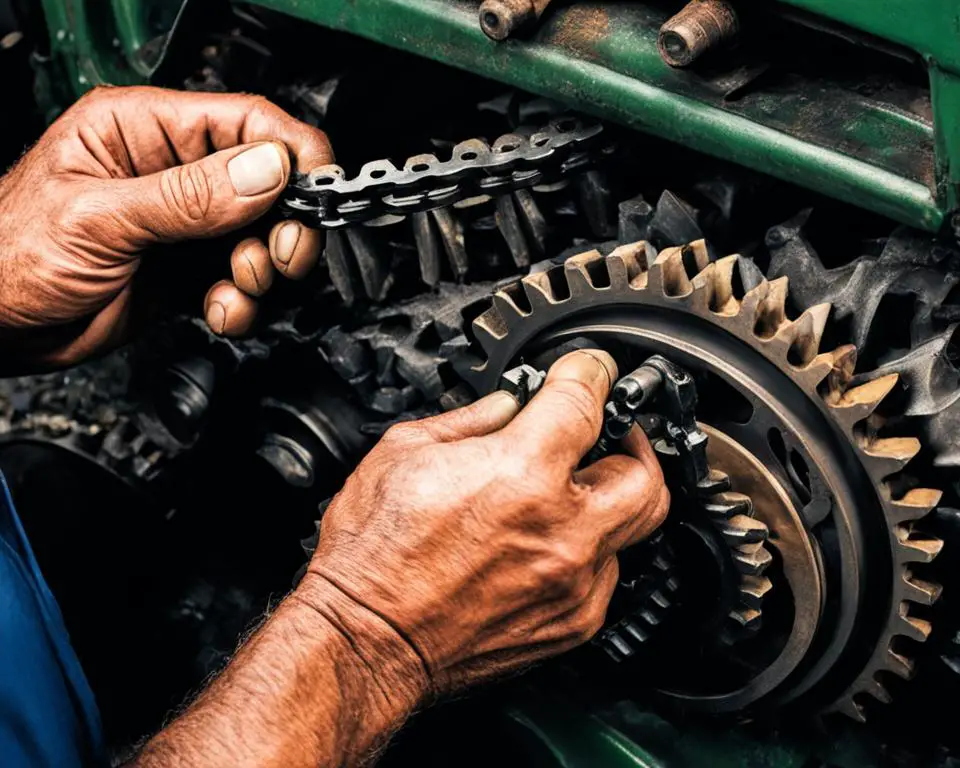 John Deere 750 tractor transmission maintenance