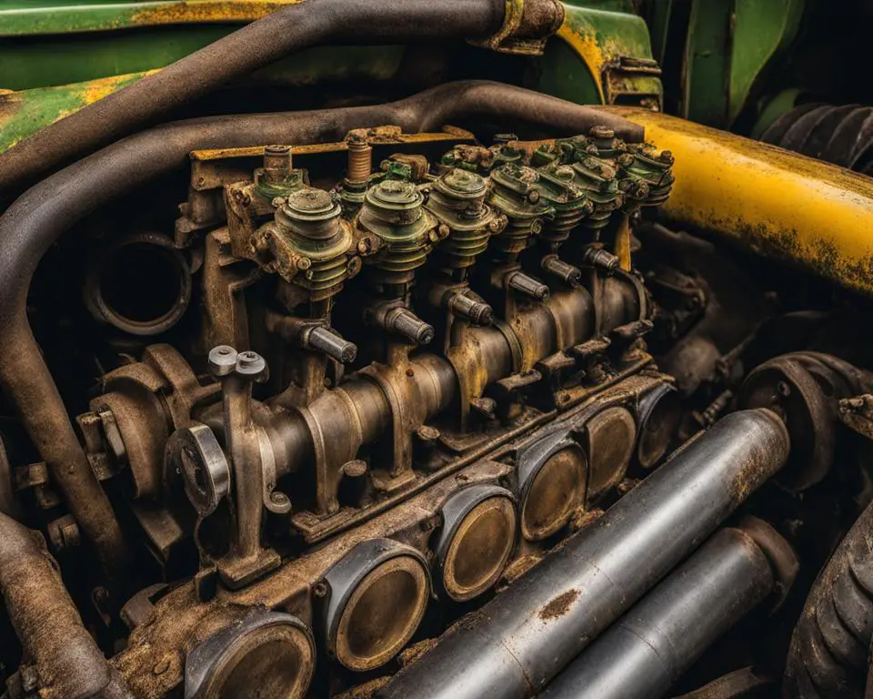John Deere 7800 engine to transmission driveline problems