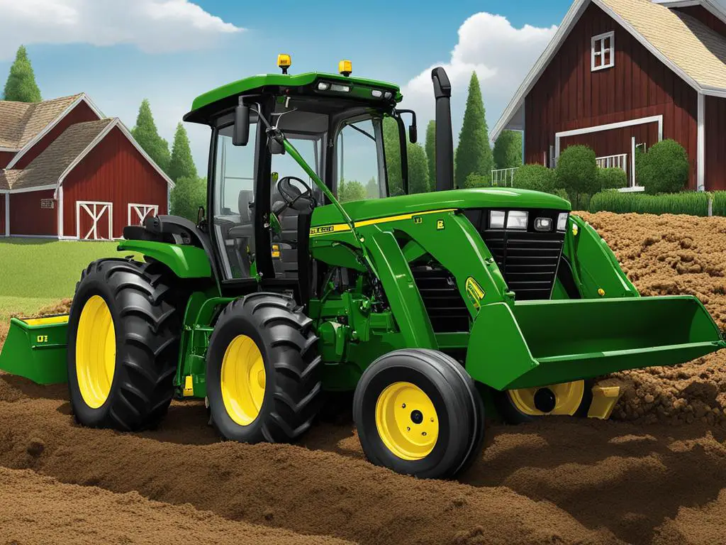 John Deere 970 and its attachments