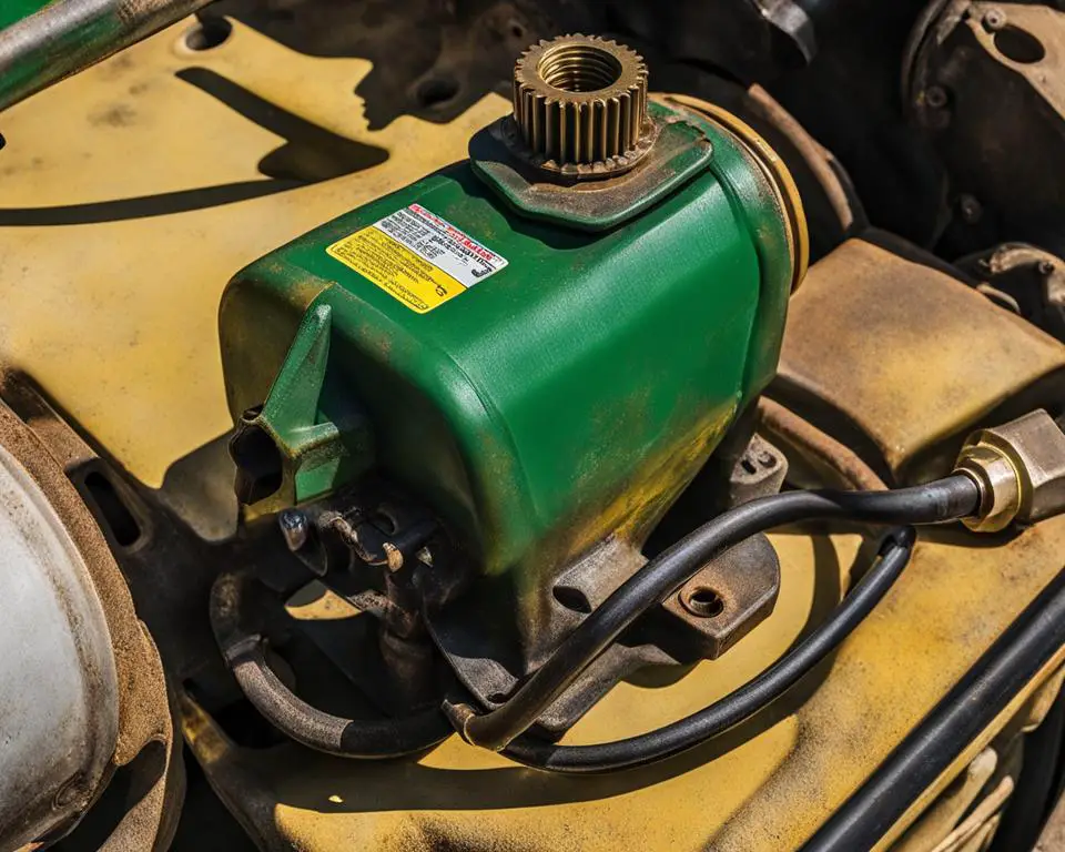 john deere LT155 fuel pump problems