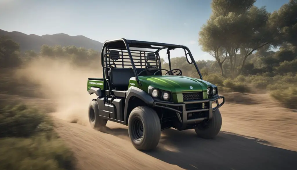 The Kawasaki Mule's transmission is malfunctioning, causing a decrease in performance and efficiency
