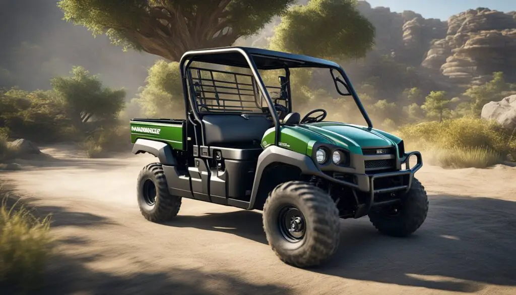 The Kawasaki Mule 3010's fuel system and carburetion are malfunctioning, causing problems with the vehicle's performance