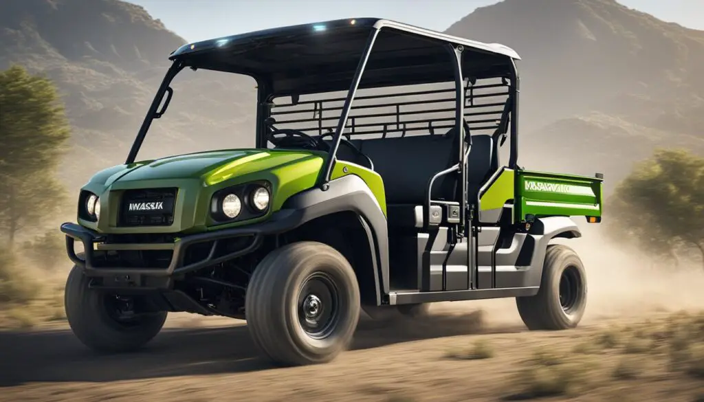 The Kawasaki Mule 3010's electrical system and ignition are malfunctioning, causing problems with starting and running the vehicle