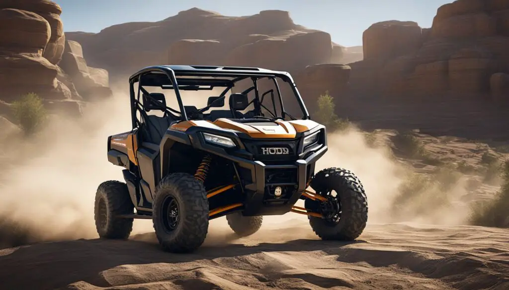 The Honda Pioneer conquers rugged terrain, while the Polaris Ranger showcases impressive off-road capabilities