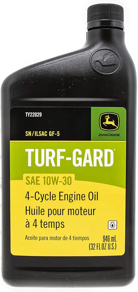 Product image for John Deere's turf guard 10w30 oil