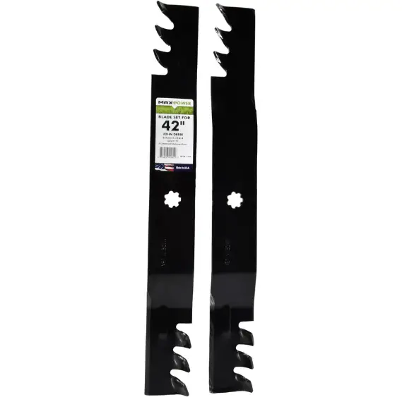 Product image for the MaxPower commercial mulching blades for John Deere equipment