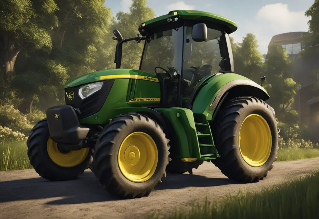 The John Deere z515e struggles with performance and handling, evident in its jerky movements and frequent stalling