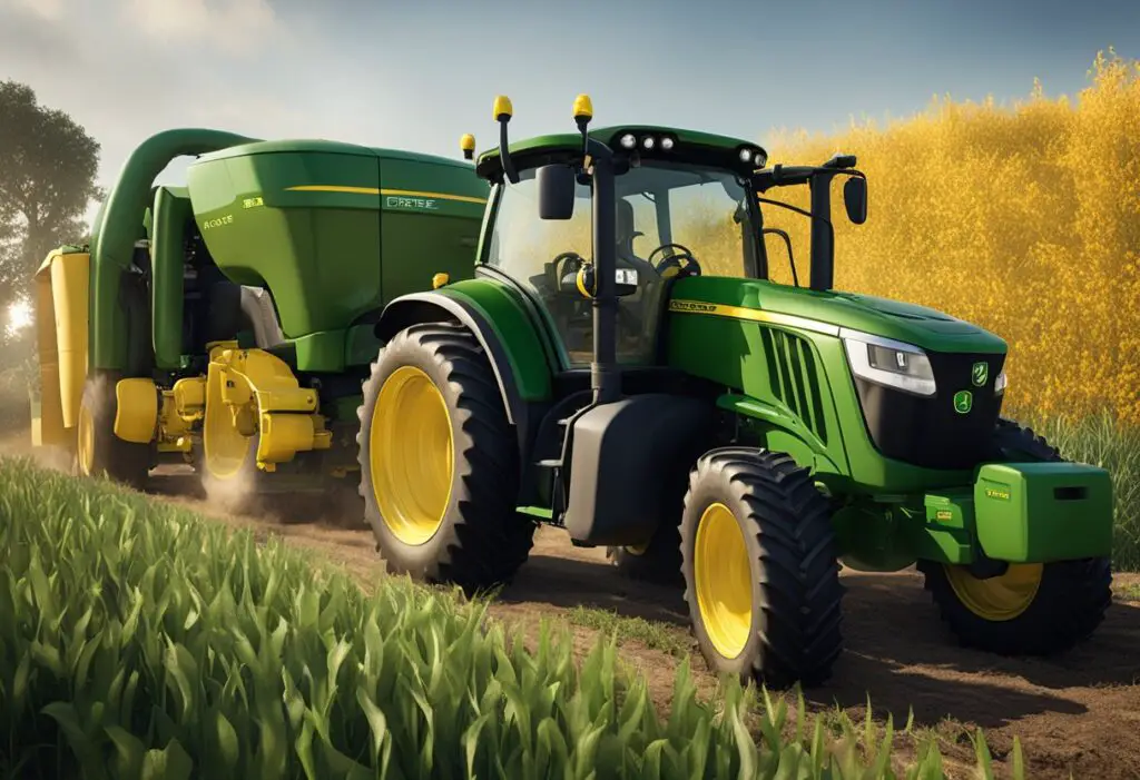 A comparison of the John Deere D series and S series tractors, highlighting their distinct design features and components