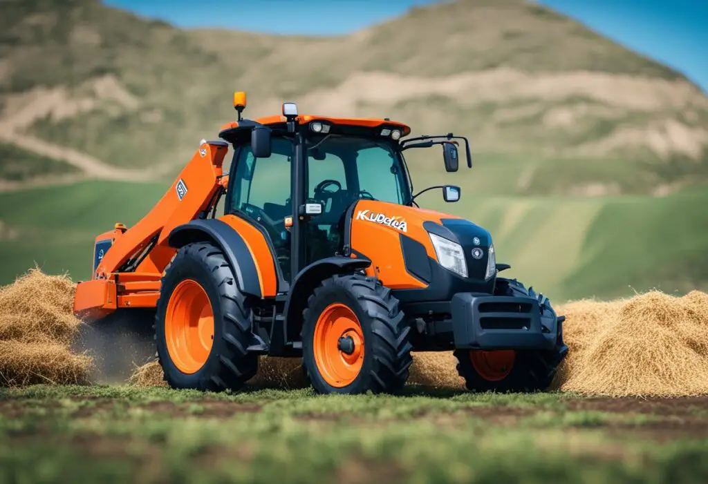 The Kubota BX2380 tractor showcases operator comfort and safety features