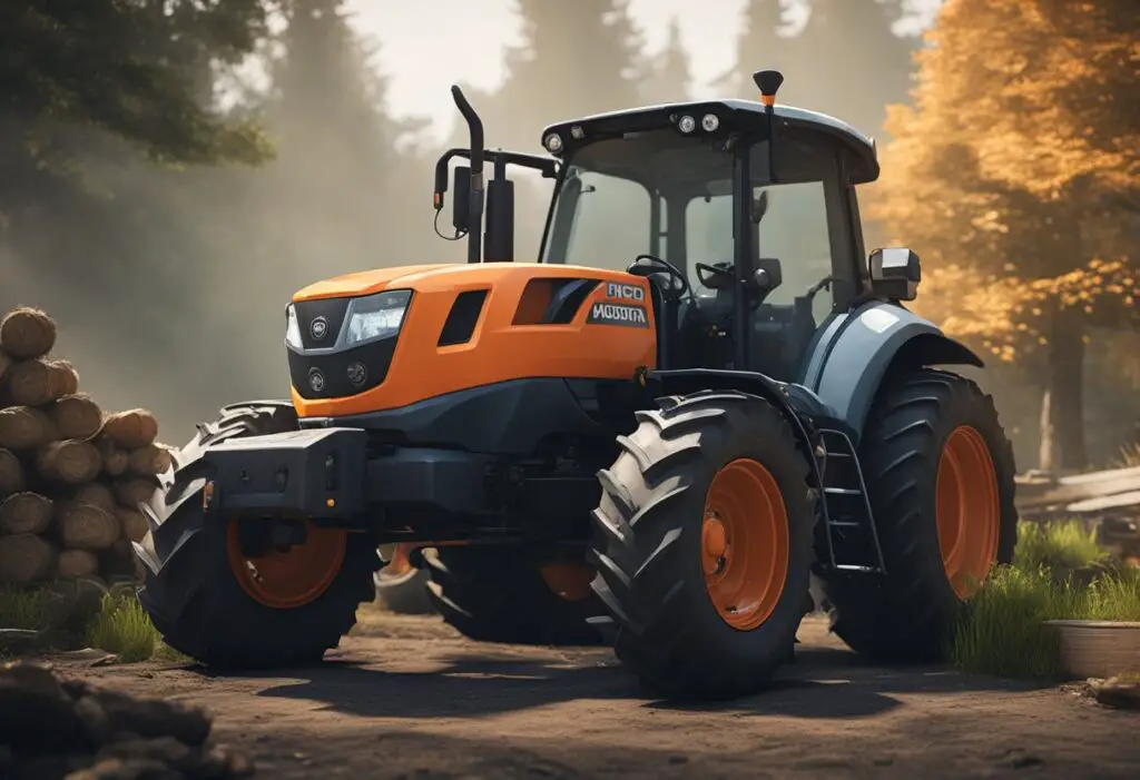 The Kubota B2650 tractor sits idle with a dead battery, while electrical components show signs of malfunction