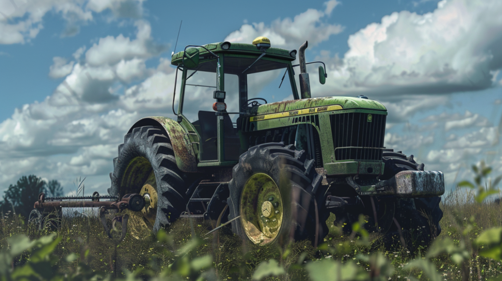 John Deere 4010 with a focus on mechanical problems. Highlighting issues like engine overheating, hydraulic leaks, and electrical malfunctions.